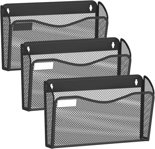 Wall File Organizer, Mesh Hanging File Organizer