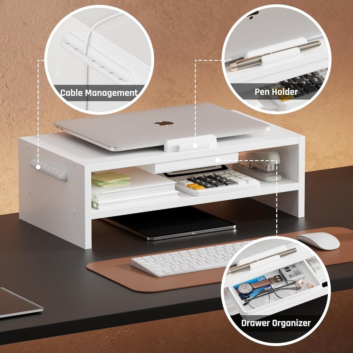 Adjustable Wood Laptop Stand