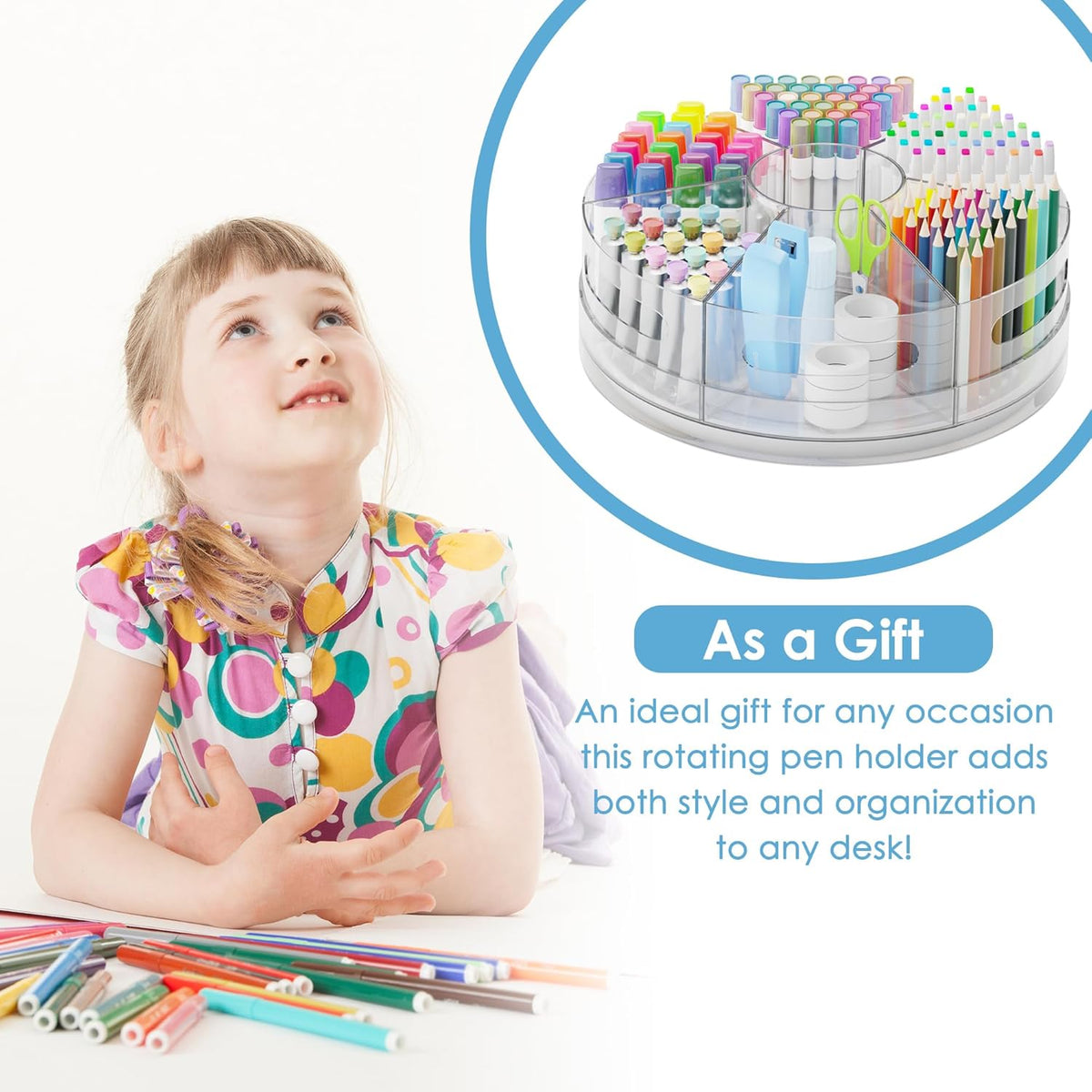Rotating Desk Organizer