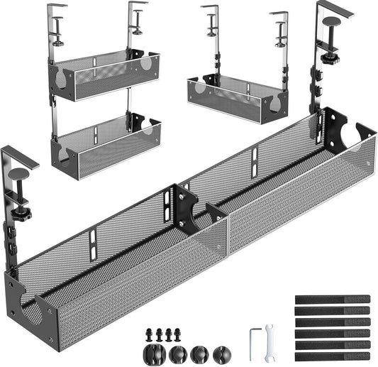 Multi-Model Under Desk Cable Management Metal Under Desk Wire
