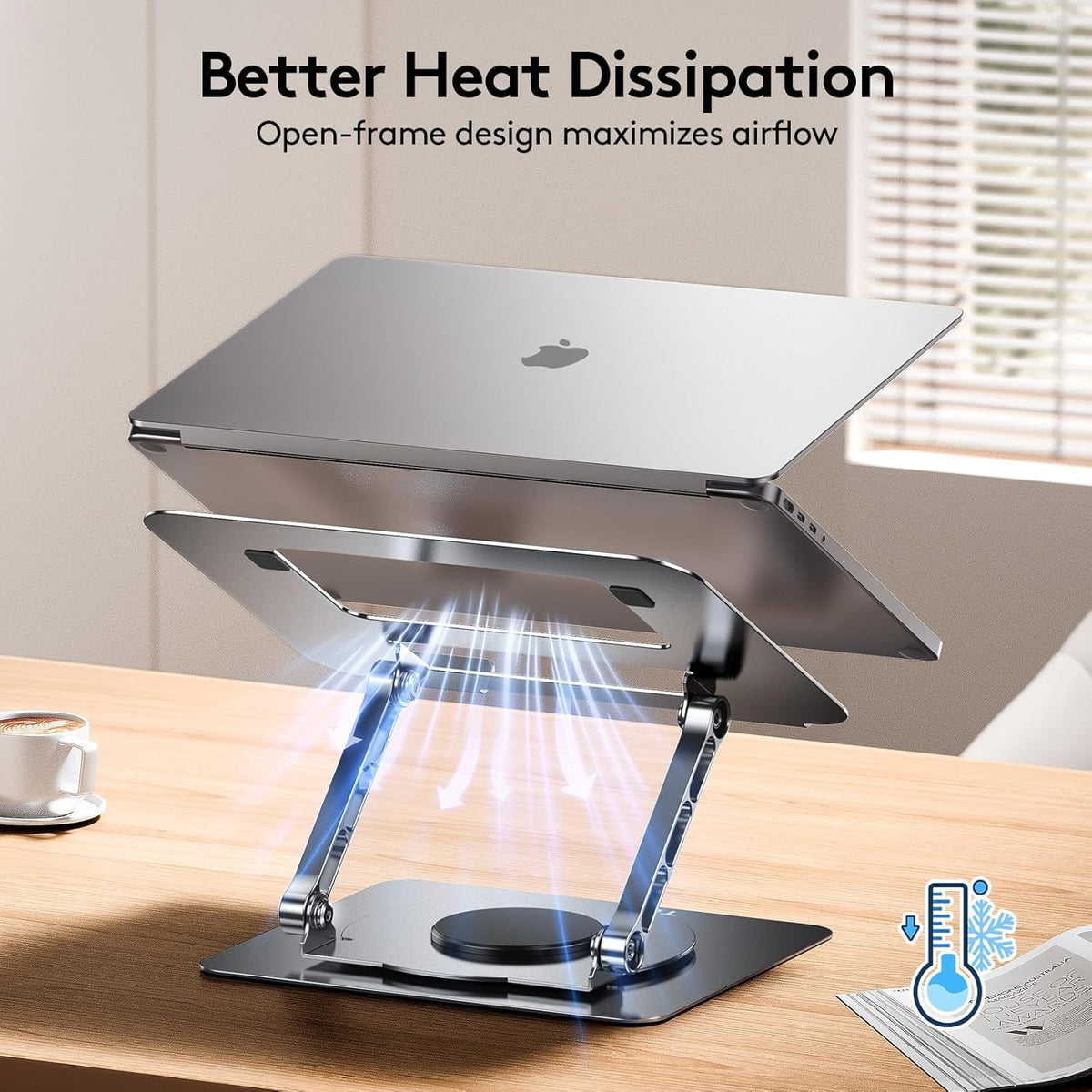 Laptop Stand , 360 Rotating Base