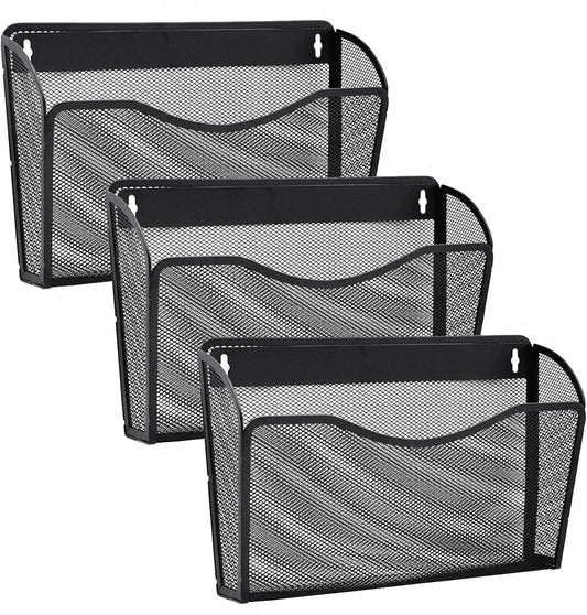 Wall File Organizer, 3 Pack, Mesh