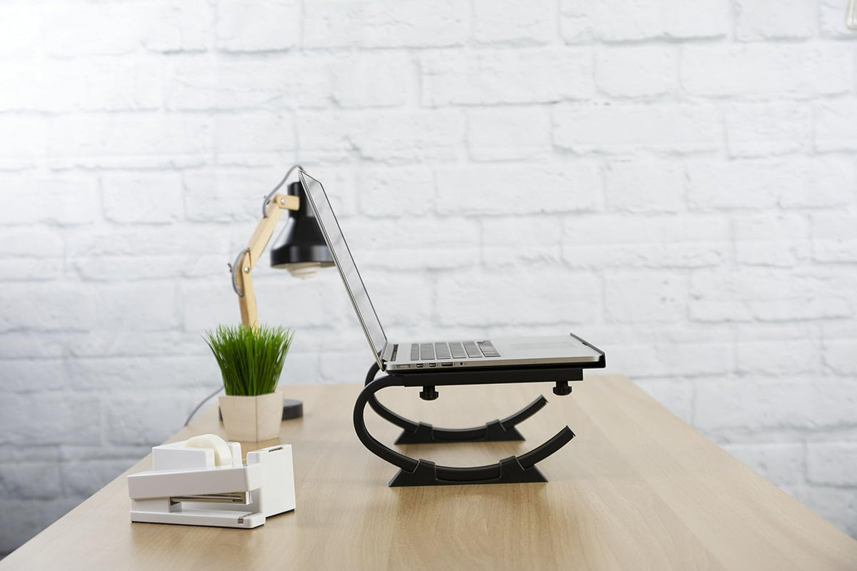 Black Fully Adjustable Curved Laptop