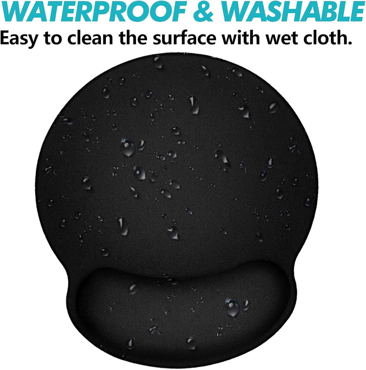 Ergonomic Mouse Pad with Wrist Rest Support, 3 Pack