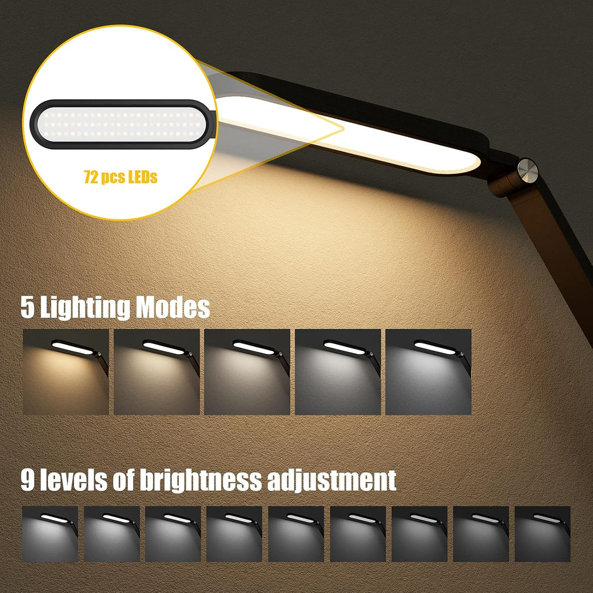 LED Desk Lamp, Natural