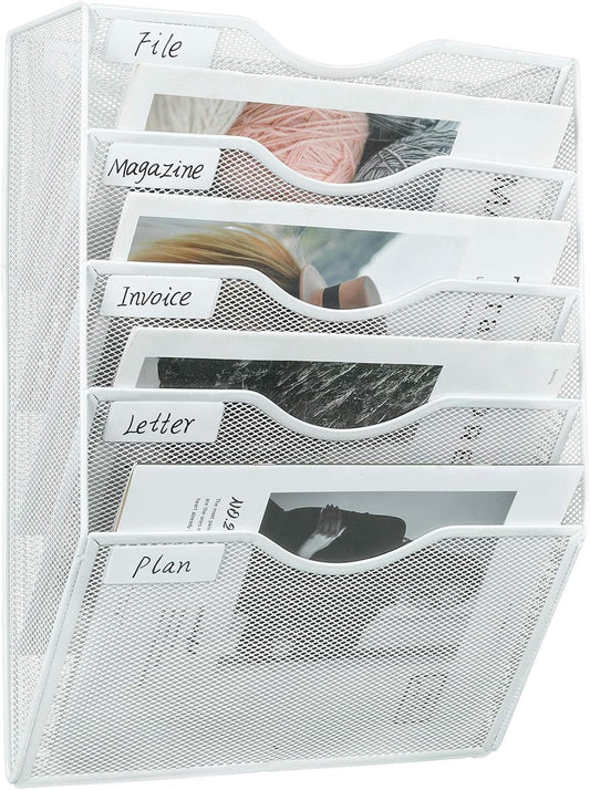 Hanging Wall File Holder Mail Organizer Wall Mount Document Letter