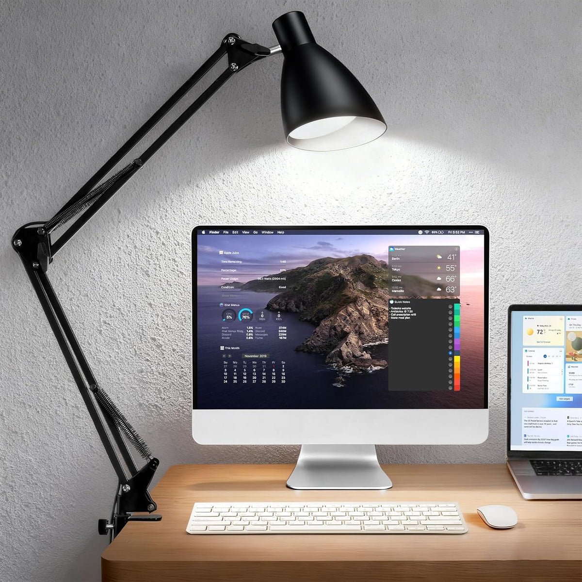 Led Desk Lamp, Black
