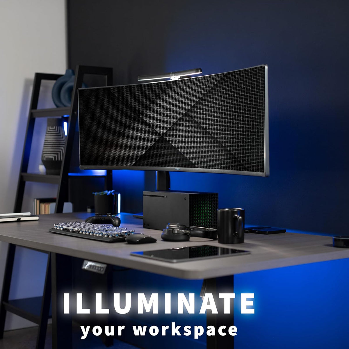 VIVO Universal LED Curved Computer Monitor Light Bar