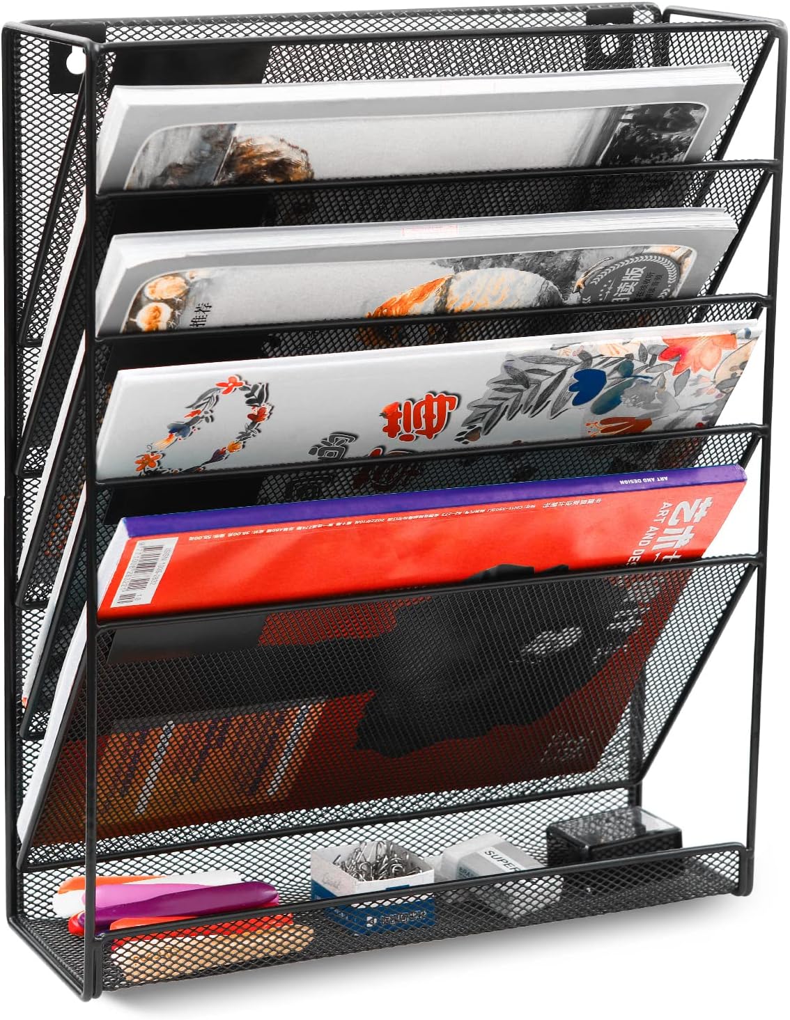5 Tier Wall File Holder