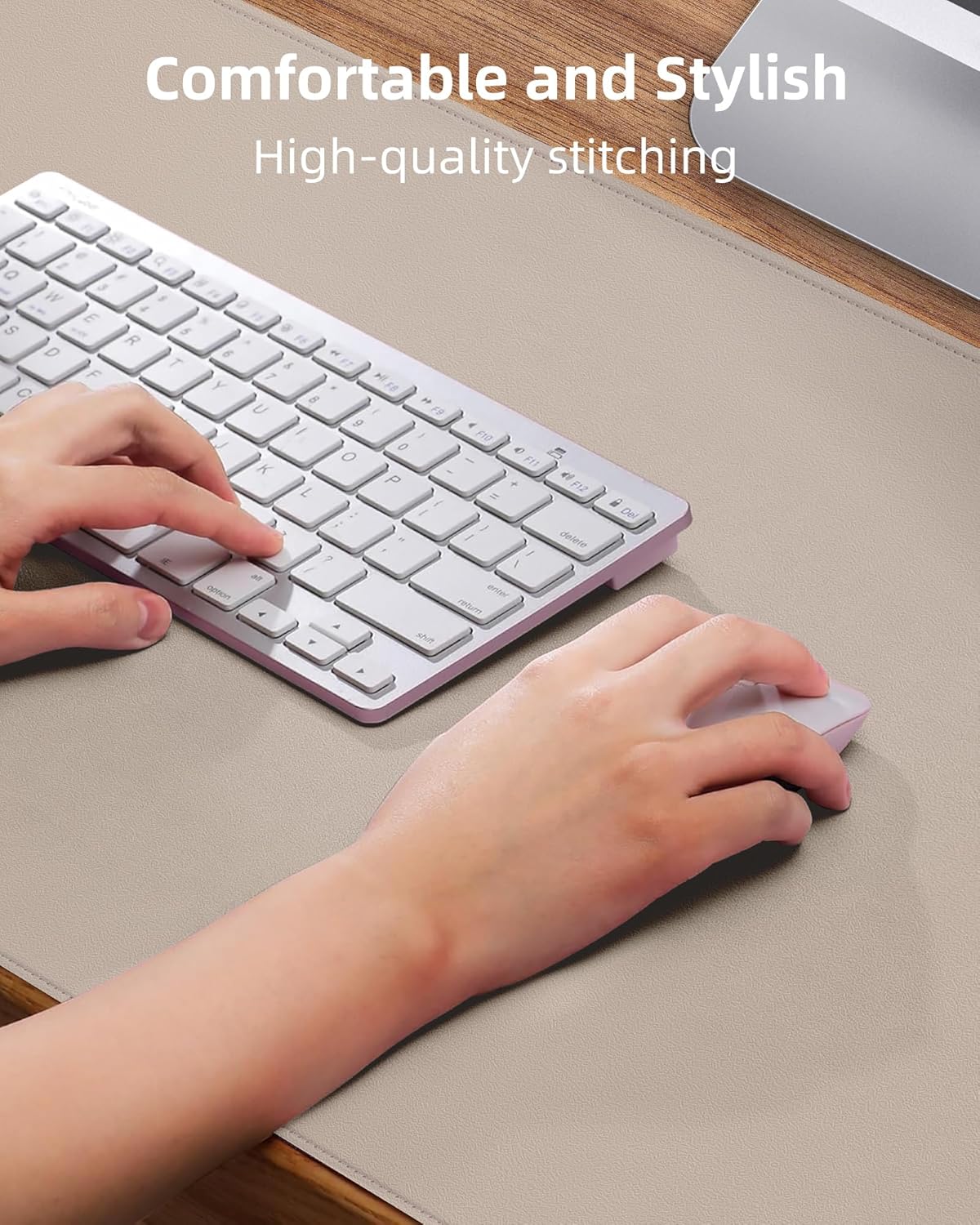 Leather Desk Pad Protector, 31.5 x 15.7