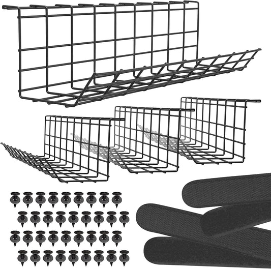 Under Desk Cable Tray, Cord Organizer