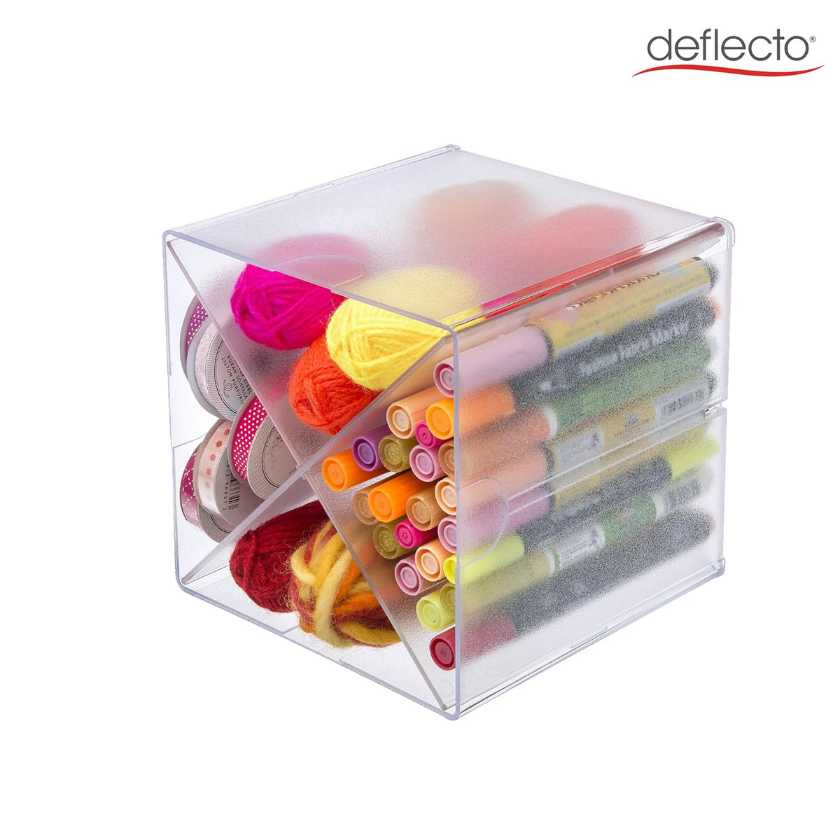 Stackable Cube Organizer - X Divider, Clear (350201-AMZ)