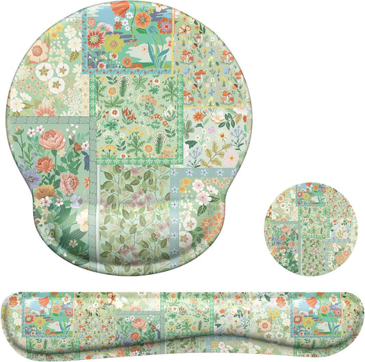 Mouse Pad with Wrist Support, Green