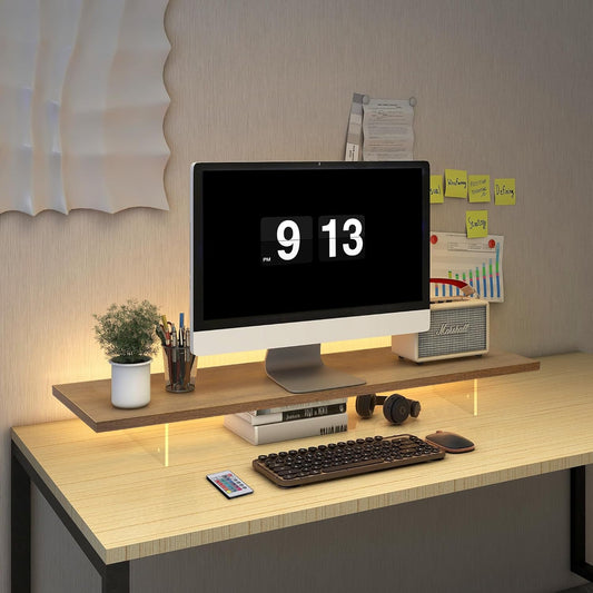 Monitor Stand Riser, Wood
