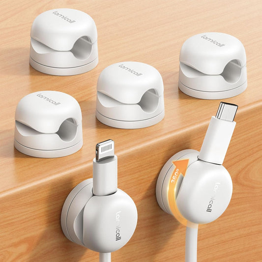 Rotatable Cord Organizer Cable Clips