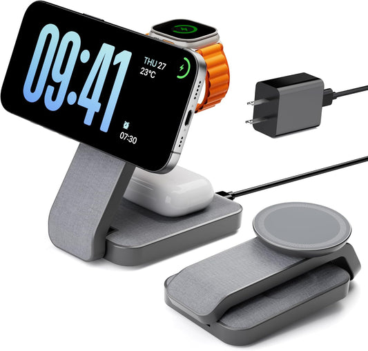 3 in 1 Foldable Wireless Charging Station