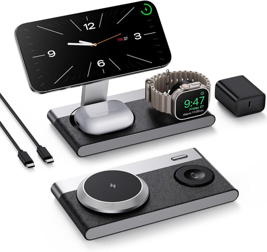 3 in 1 Magnetic Wireless Charging Station