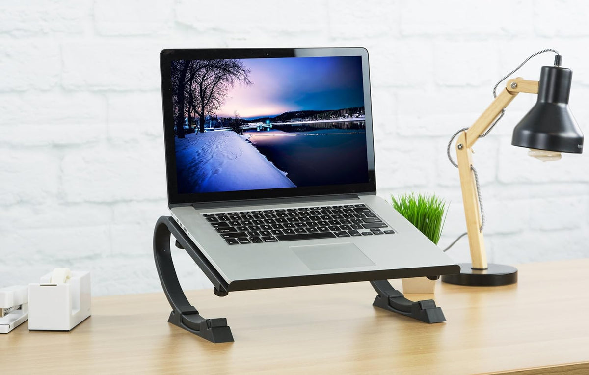 Black Fully Adjustable Curved Laptop