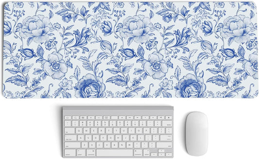Blue Chinoiserie Mouse Pad