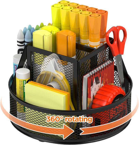 Docnest 360°Rotating Mesh Desk Organizer
