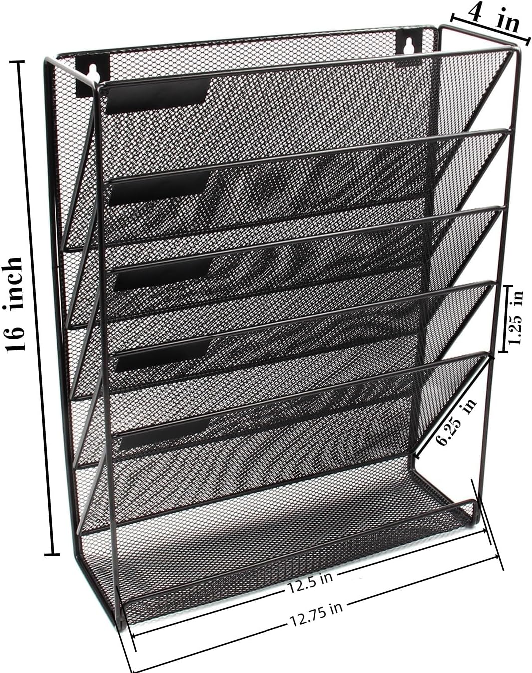 5 Tier Wall File Holder