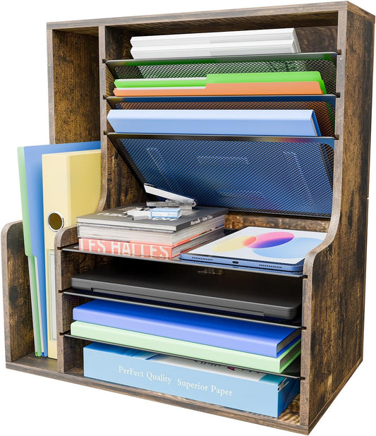 7 Tier Desk File Organizer