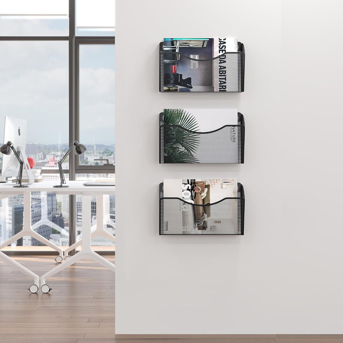Wall File Organizer, 3 Pack