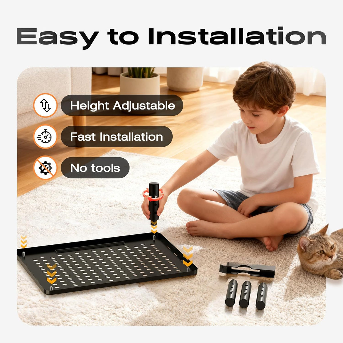 Computer Monitor Stand Riser, 2 Pack