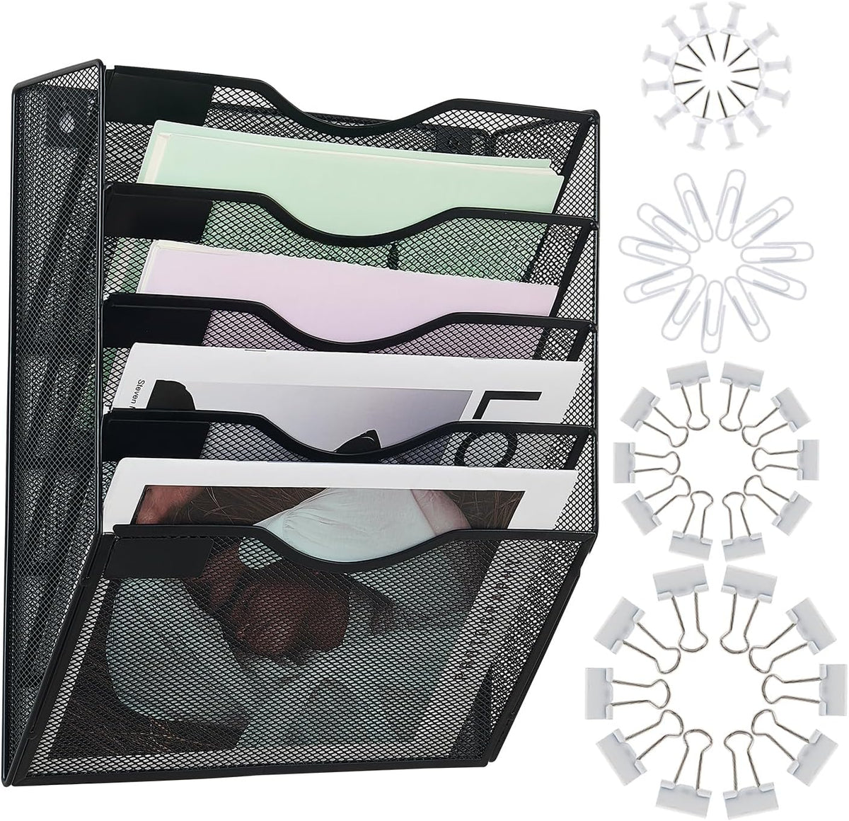 Hanging Wall File Organizer with Office Assorted