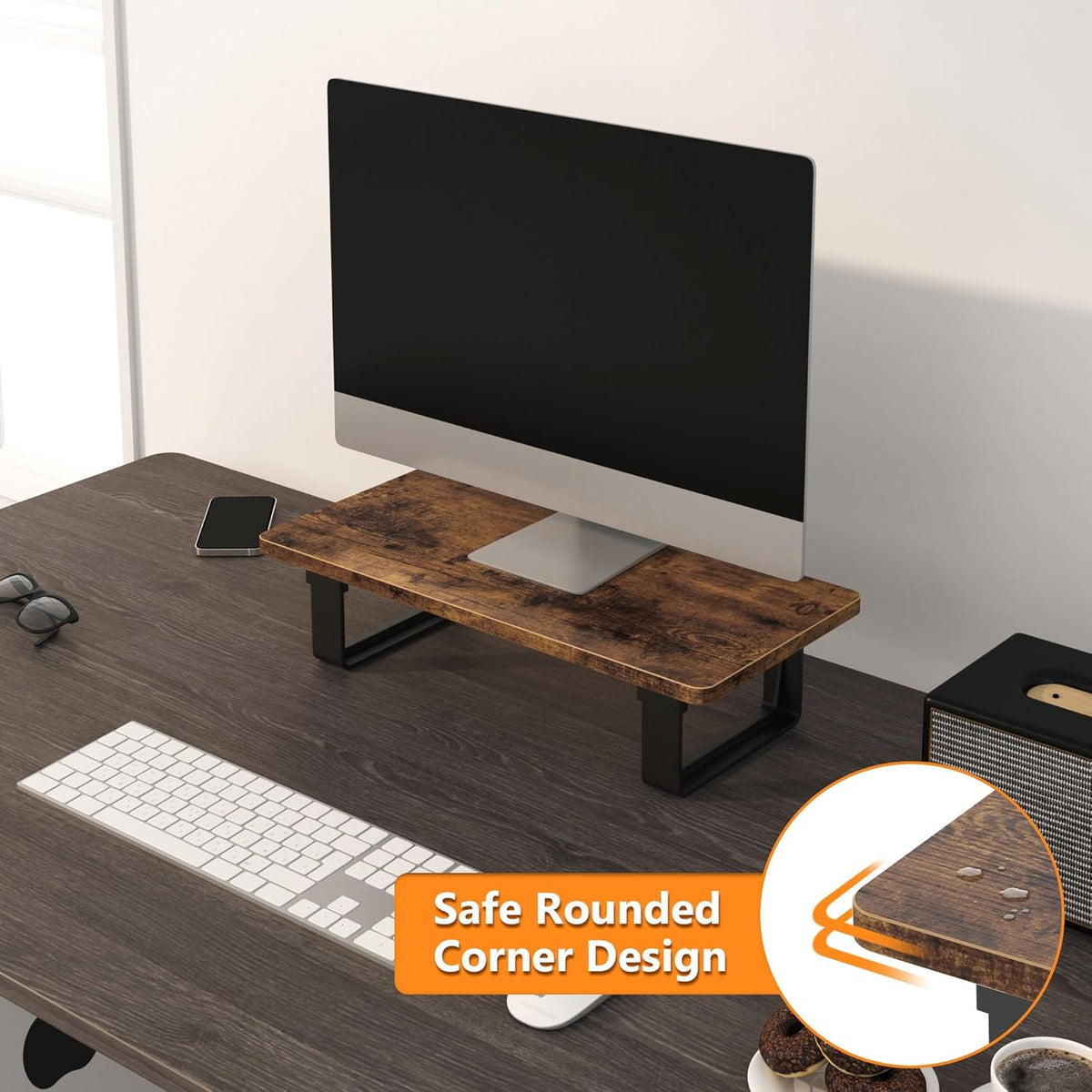 Monitor Stand Riser with 50 LB Capacity