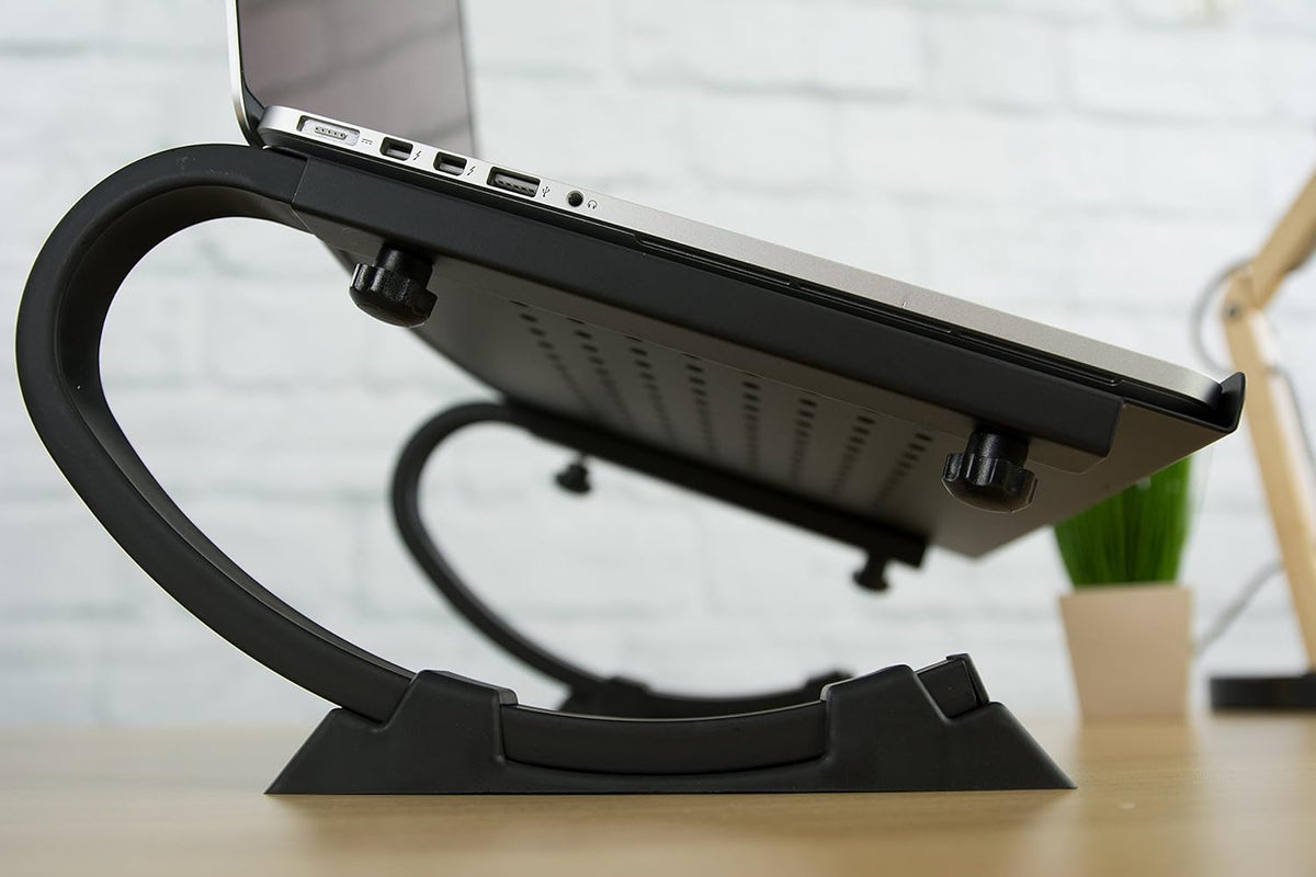 Black Fully Adjustable Curved Laptop