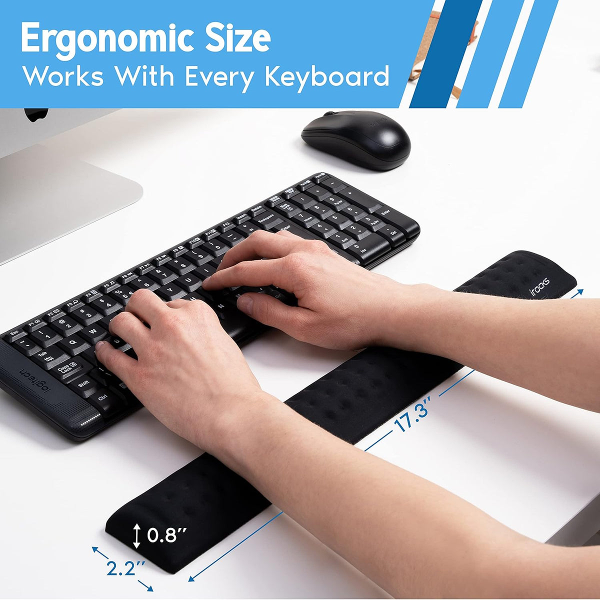 Memory Foam Keyboard Wrist Rest