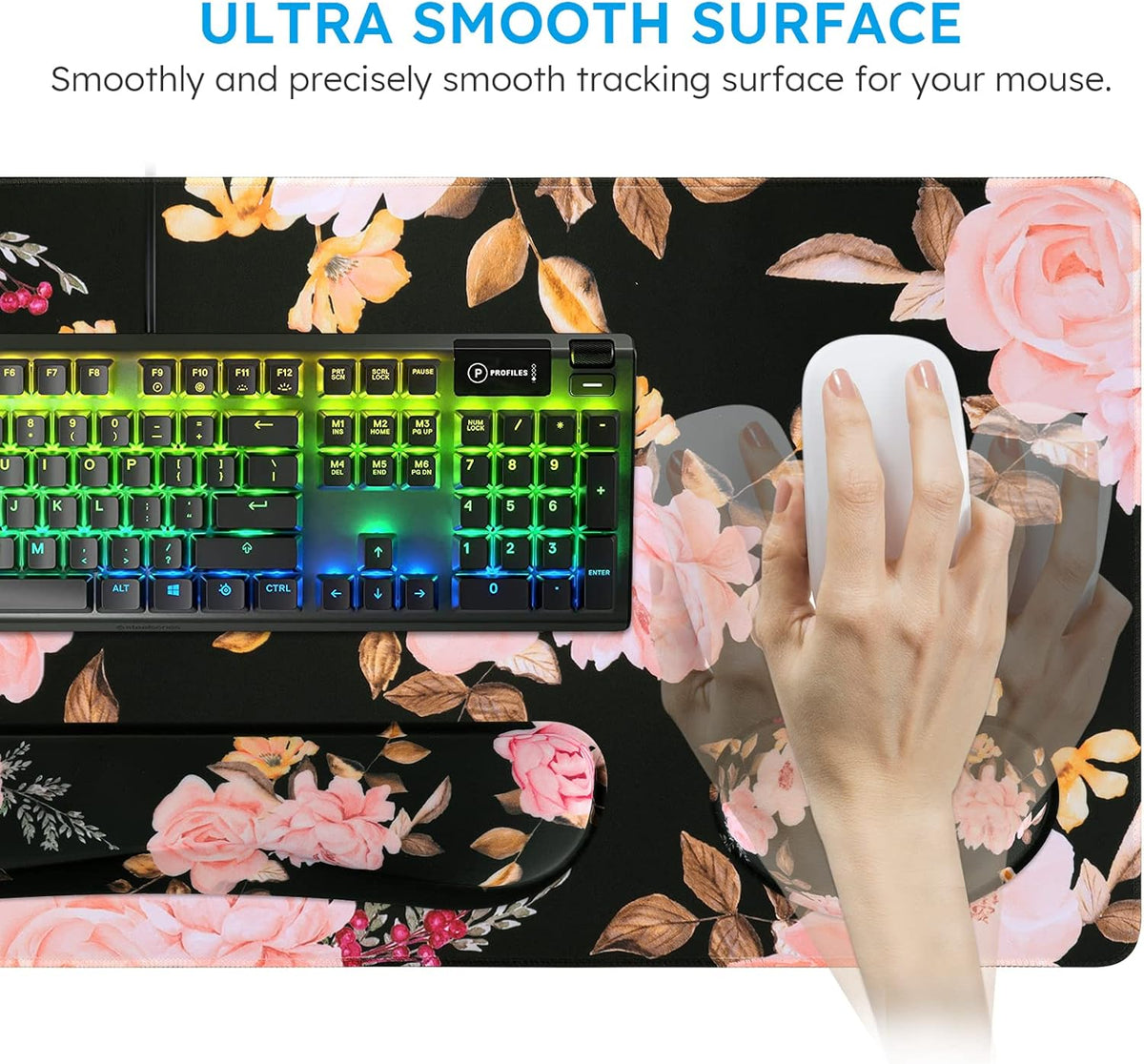 Keyboard Mouse Pad Set, 35.4×15.7