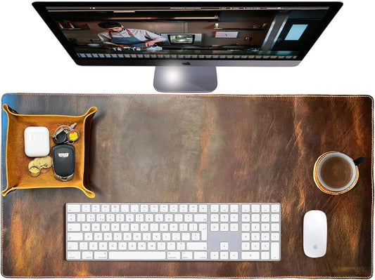 Leather Desk Mat Desk Pad