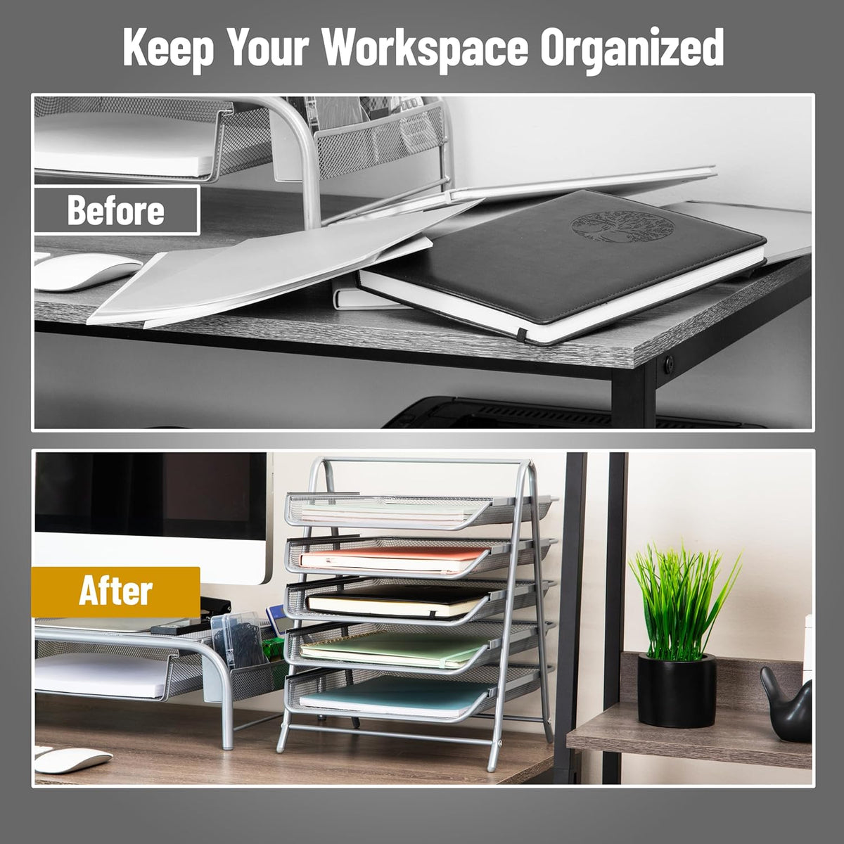 5-Tier Paper Tray Organizer