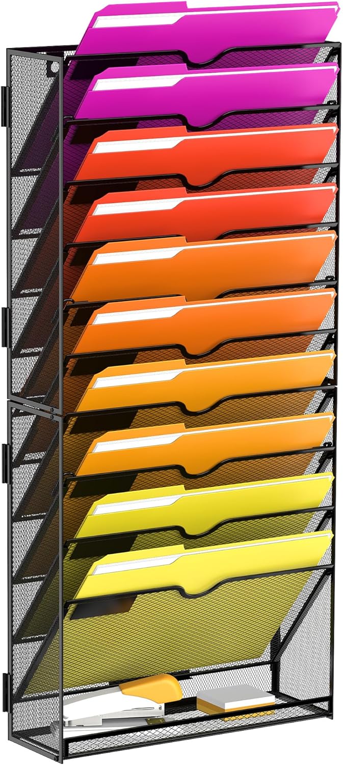 11-Tier Wall File Organizer