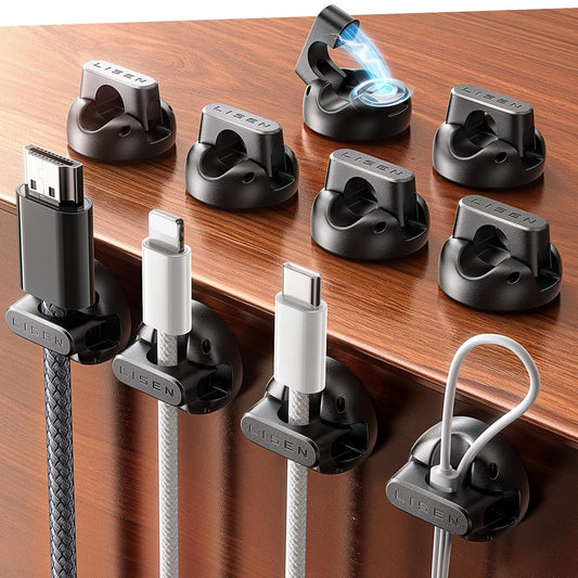 Magnetic Cable Clips [2025 Minimum Size] LISEN Halloween