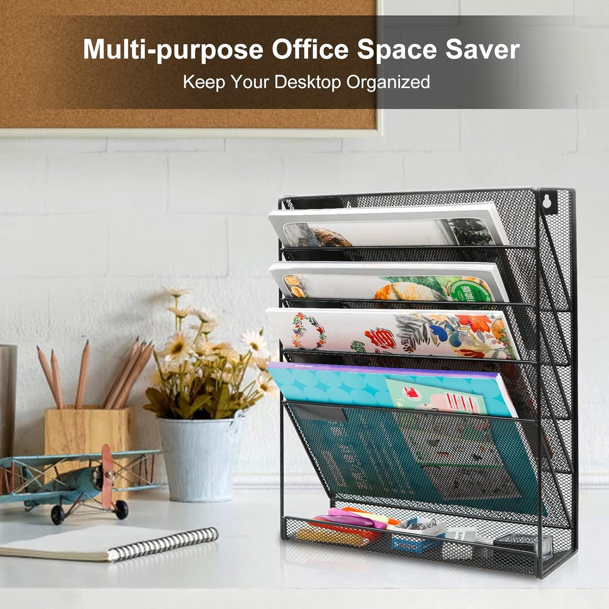 5 Tier Wall File Holder