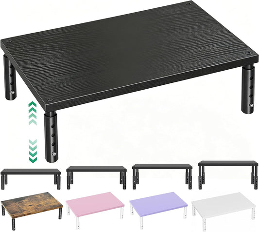 Desk Organizers and Accessories, Black, Wood