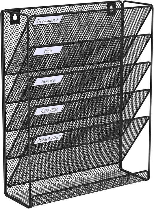 Hanging Folder Organizer Mesh 6 Tier