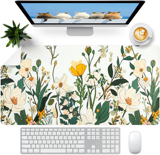 Flower Desk Mat, Desk Matt