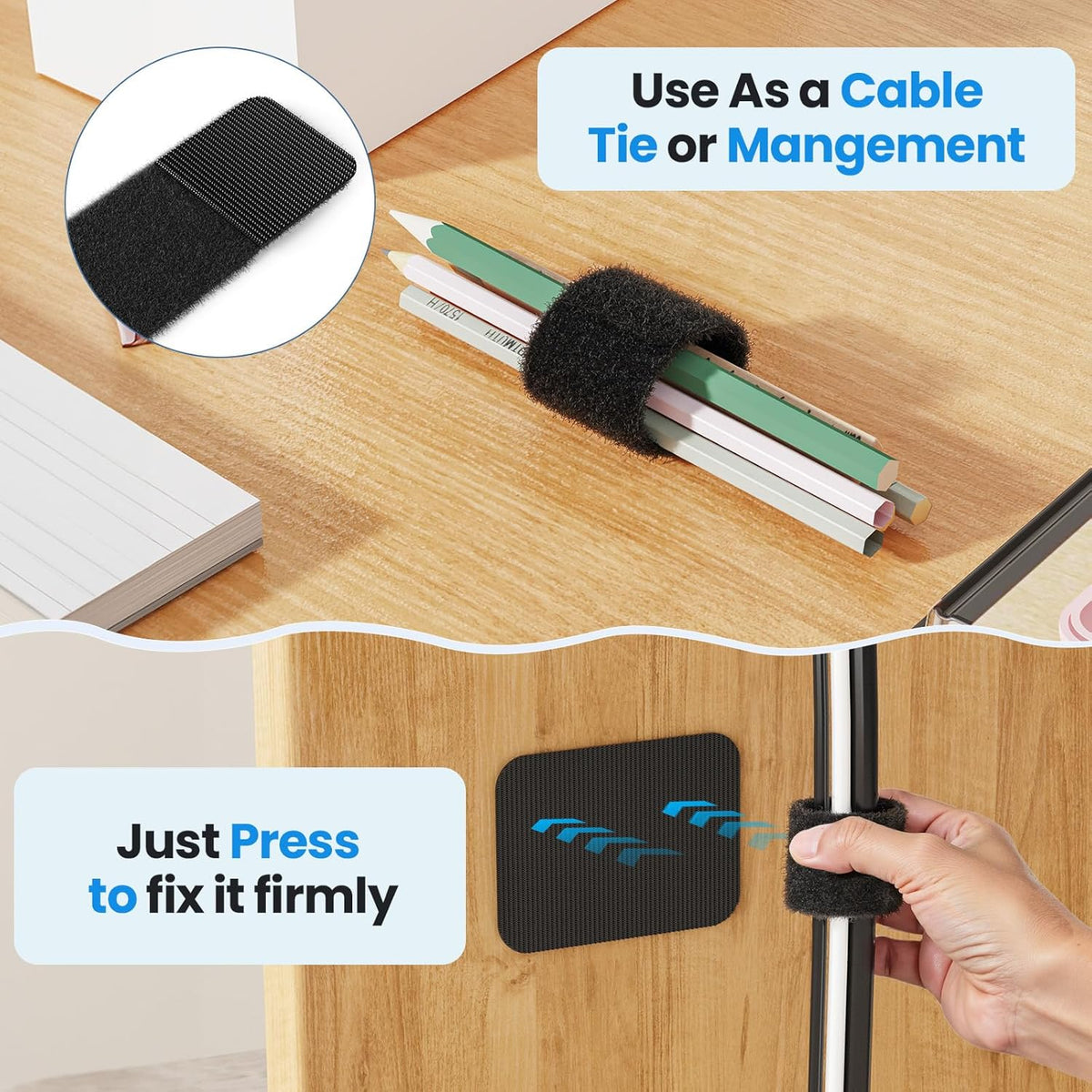 Cable Management Under Desk