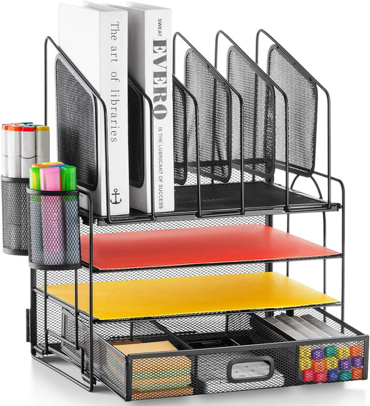 Desk Organizer with Drawer