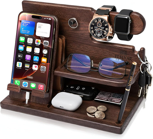 Wood Phone Docking Station