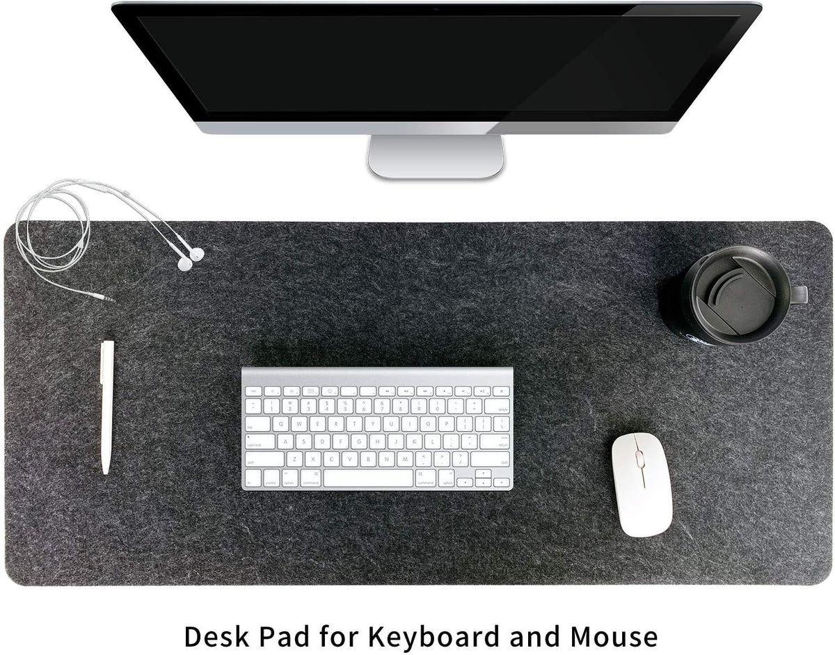 Felt Desk Mat, 35.5" x 15.8" Inches