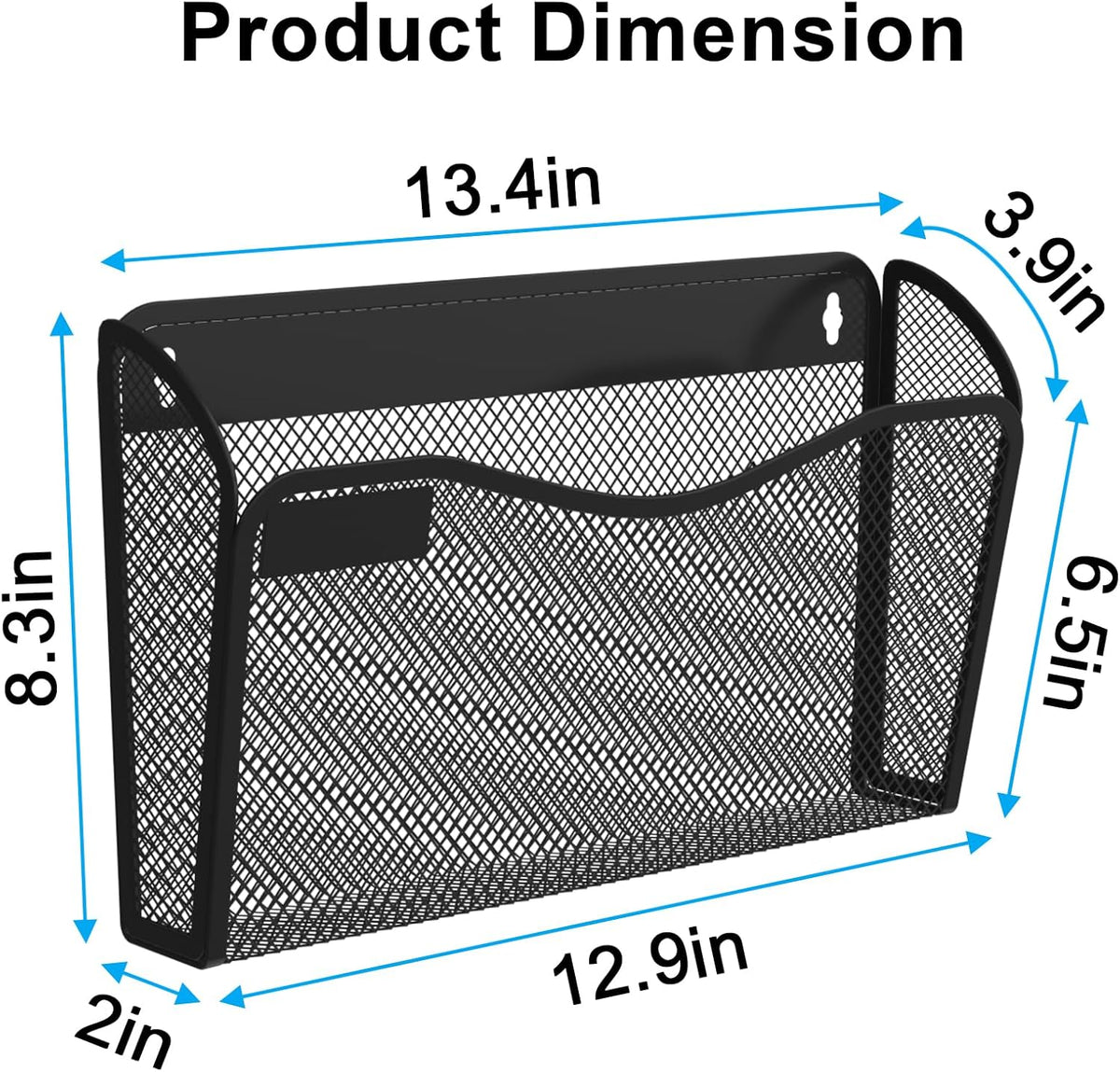 Wall File Organizer, Mesh Hanging File Organizer