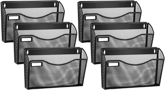 Mesh Wall Mounted File Holder Metal Wall File Pocket Mail