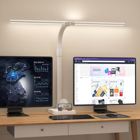 Led Desk Lamp, White