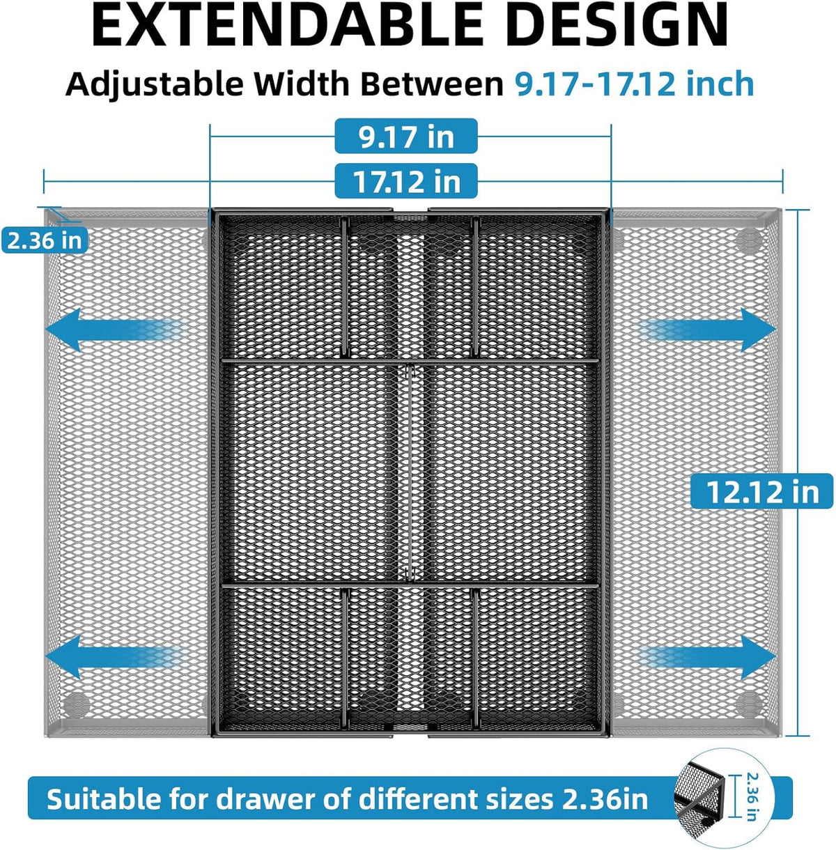 Expandable Desk Drawer Organizer