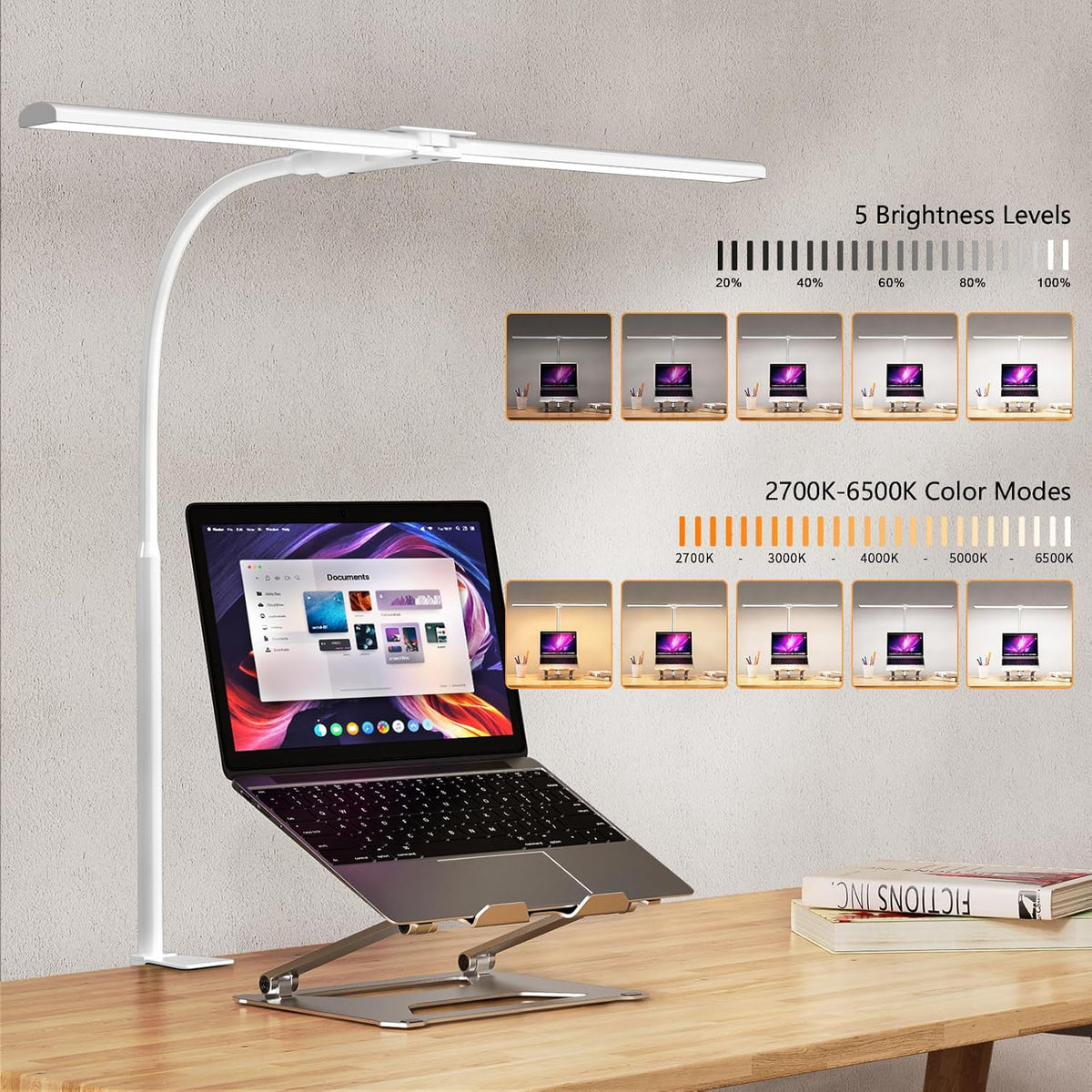 LED Double Head Architect Lamps